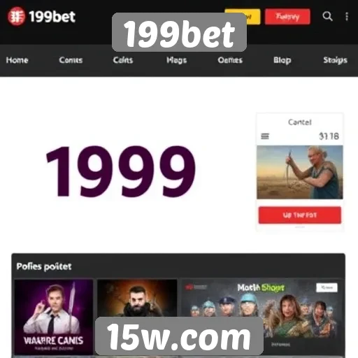 Análise da interface do usuário do site 199bet